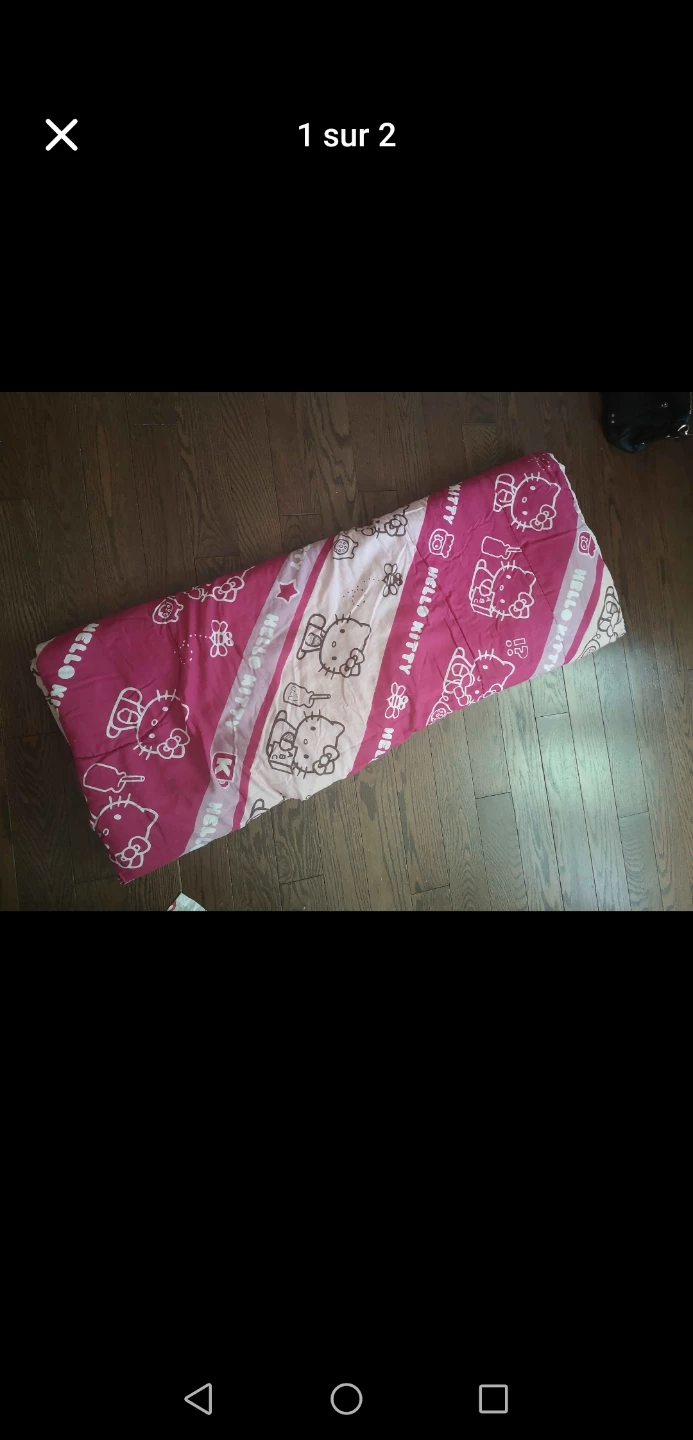 Douillette Hello Kitty rose pour lit simple