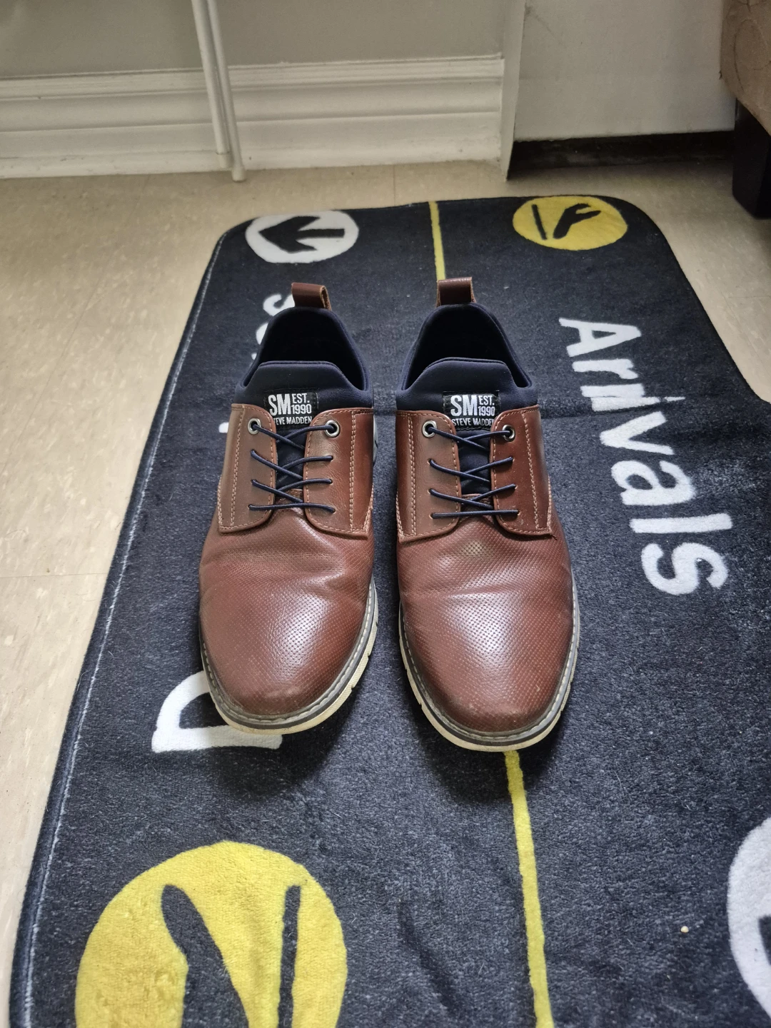 Steve Madden Men's Brown Lace-up Shoes