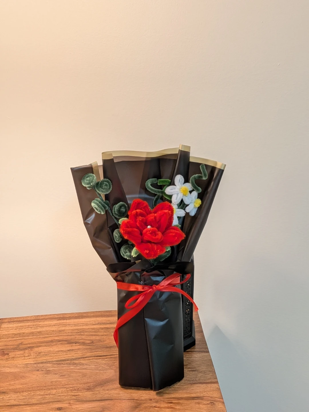 Nush customized Handmade Pipe Cleaner Flower Bouquet