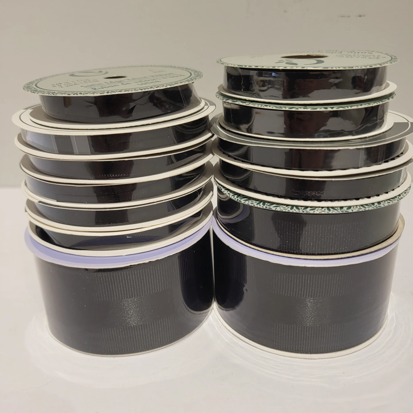 Assorted Black Craft Ribbons New