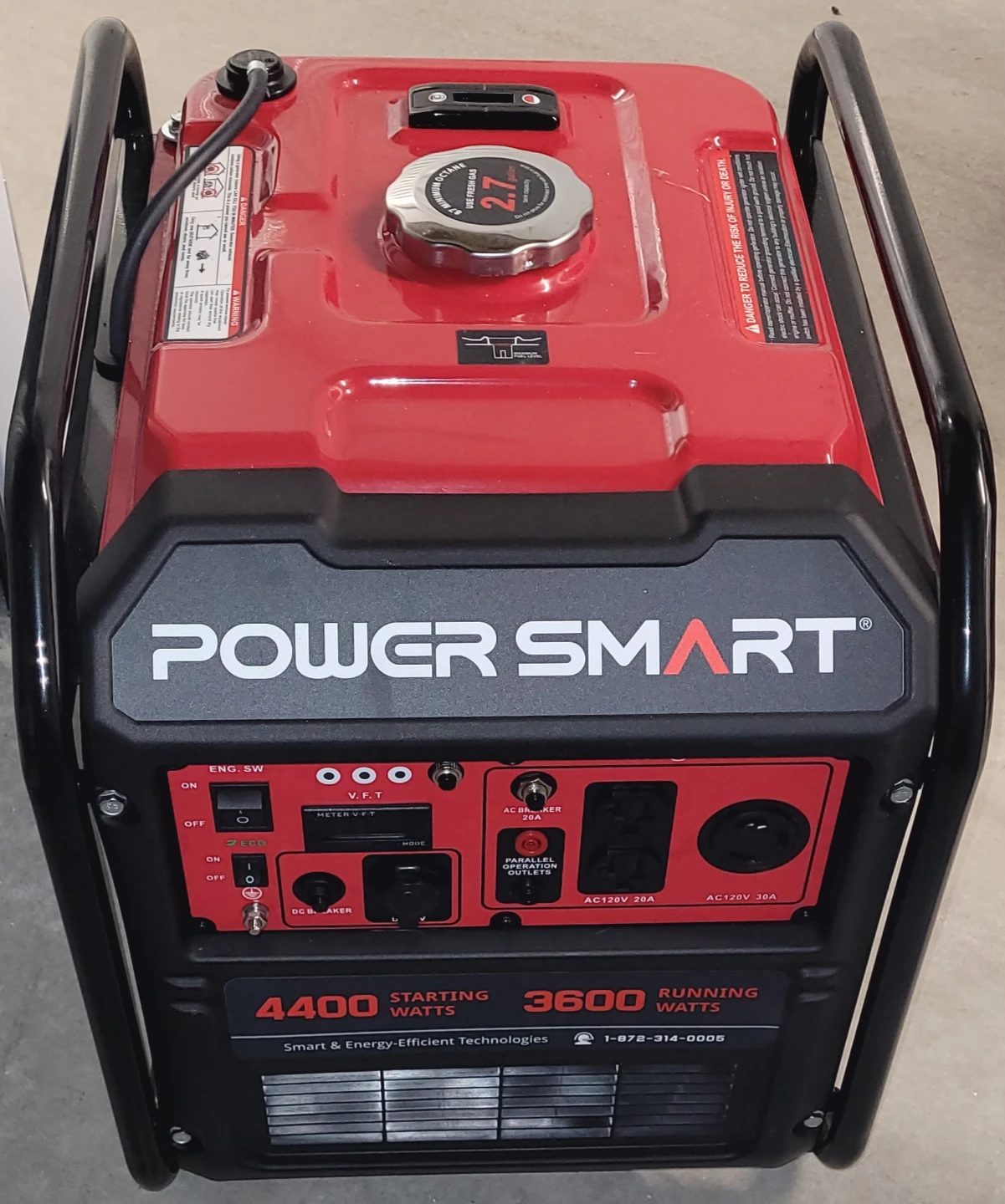 PowerSmart 4400 Starting Watt Portable Generator - photo 2