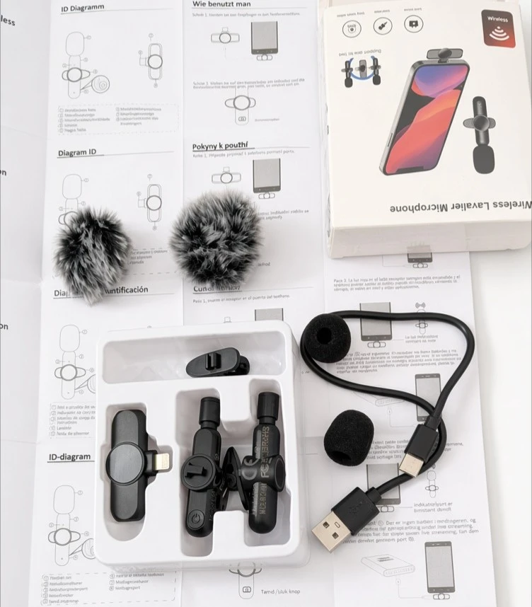 Wireless Lavalier Microphone for Phone