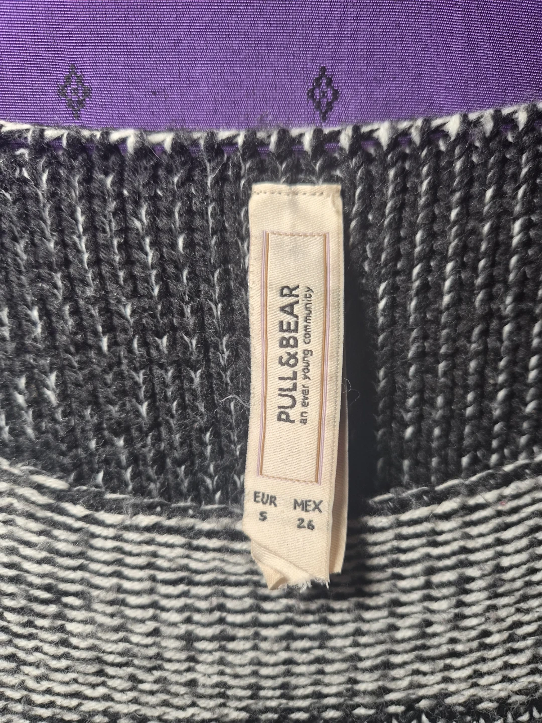 Pull&Bear Skull Pattern Knit Sweater - photo 2