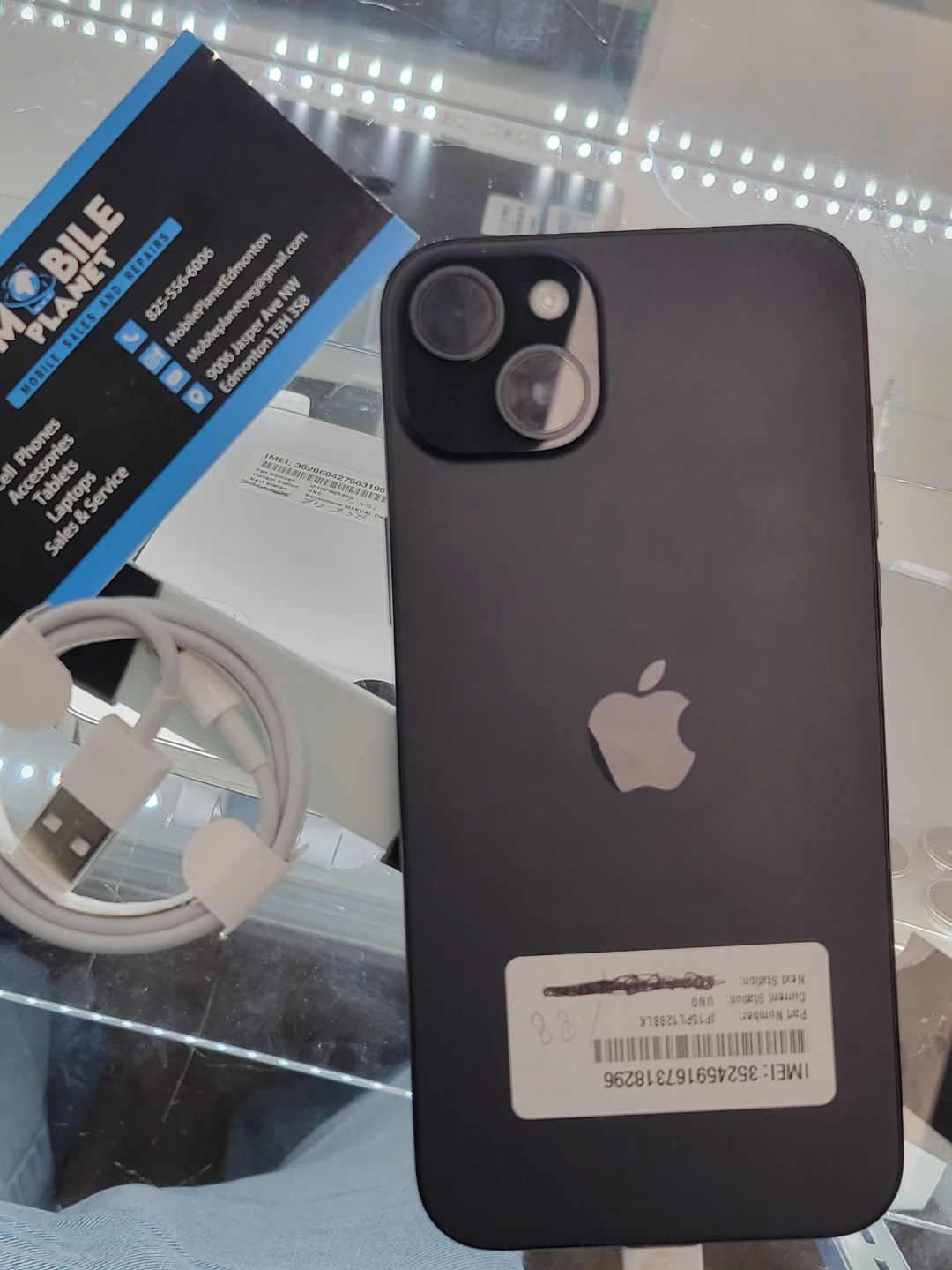 iPhone 15 Plus 128GB Midnight Black Excellent - photo 2