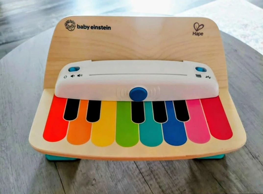 Baby Einstein Hape Wooden Rainbow Piano Toy