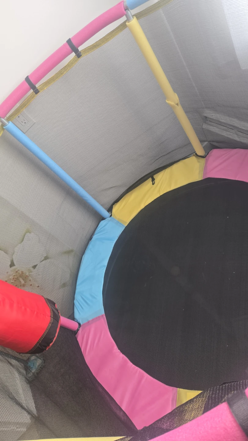 Kids indoor trampoline with enclosure - photo 4