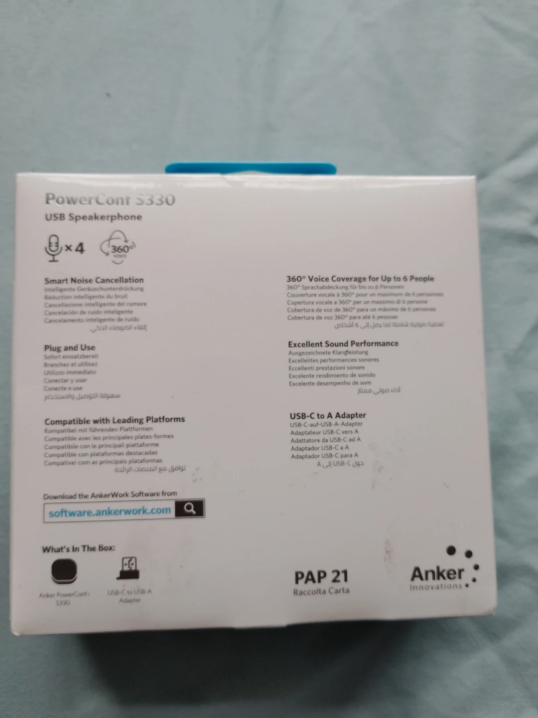 Anker PowerConf S330 USB Speakerphone - photo 2