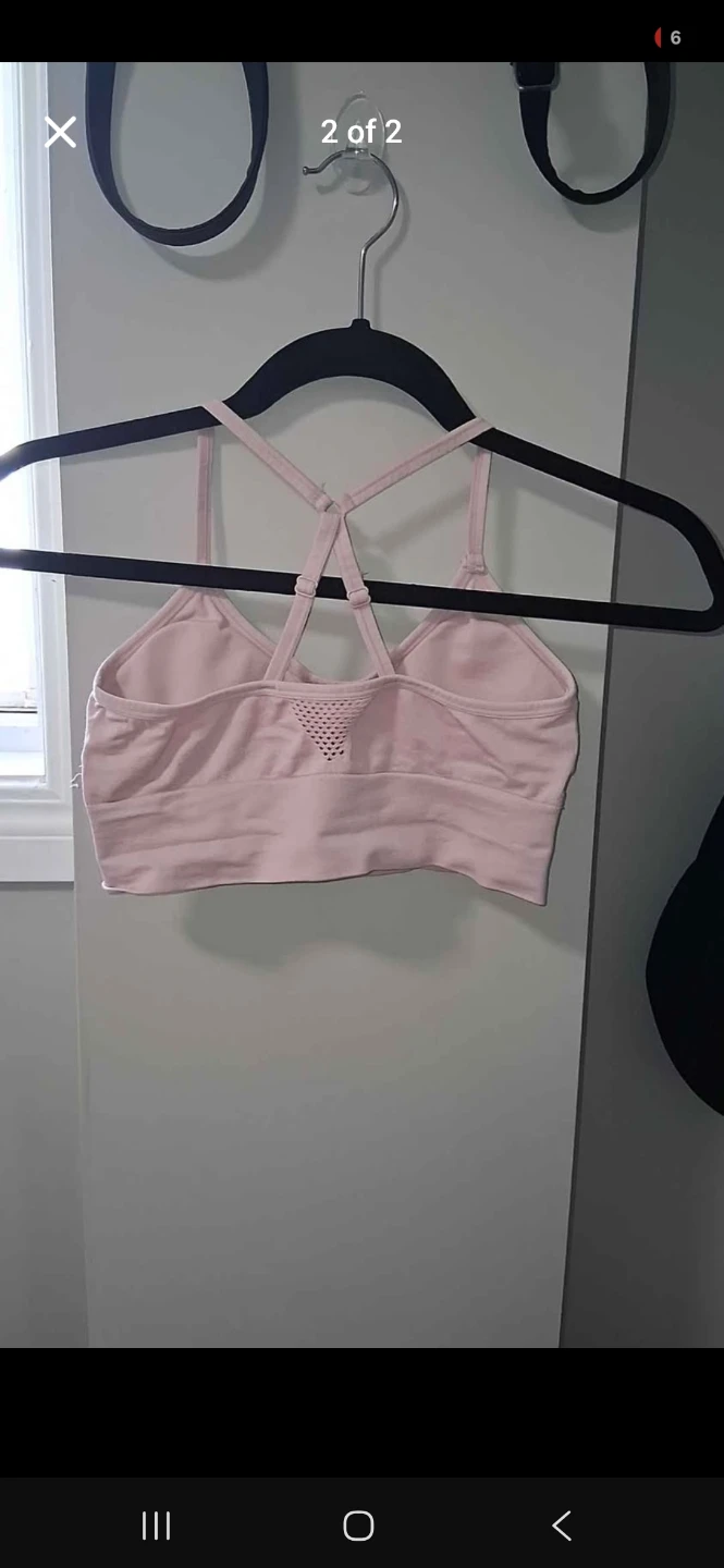 Reebok Light Pink Sports Bra - photo 2