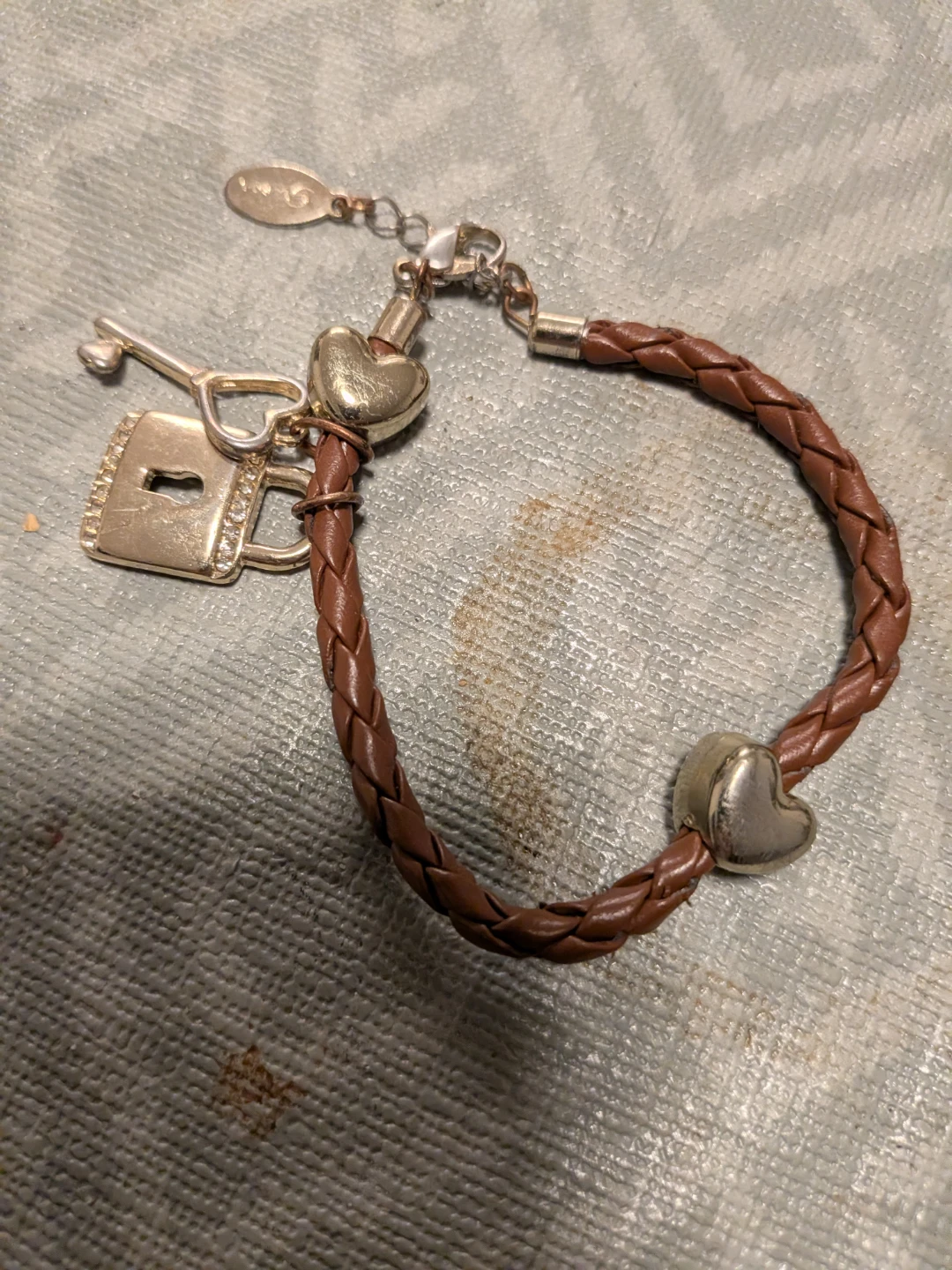 VTG.bracelet  leather woven