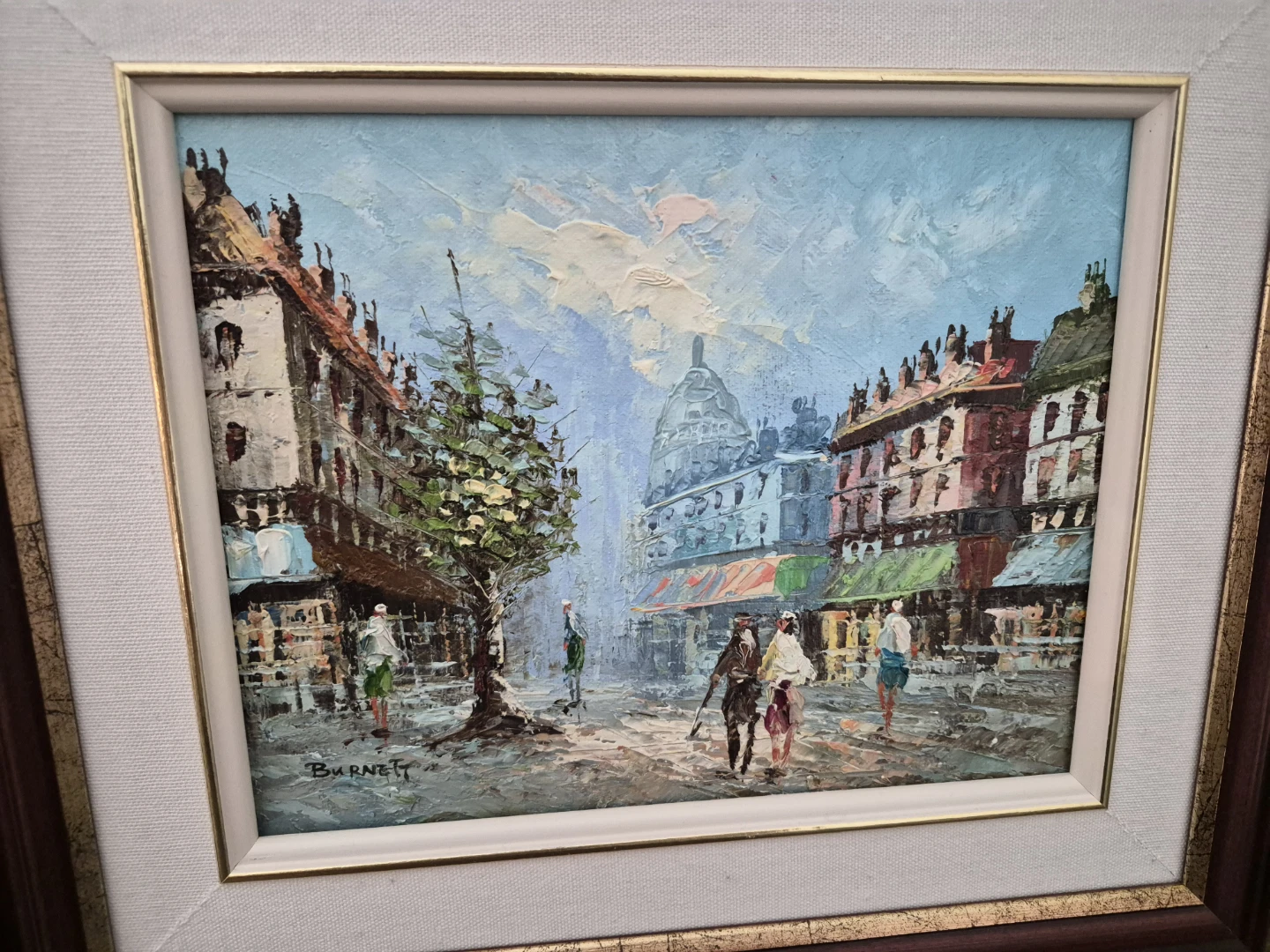 Burnett Framed Painting - Paris Street Scene - photo 3