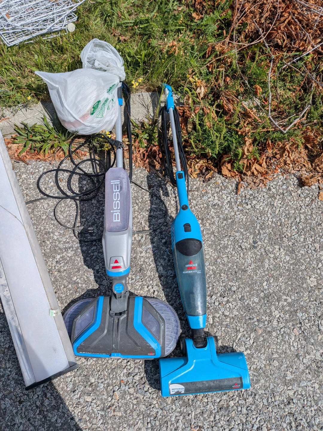 Bissell SpinWave mop and Featherweight Turbo Vacuums