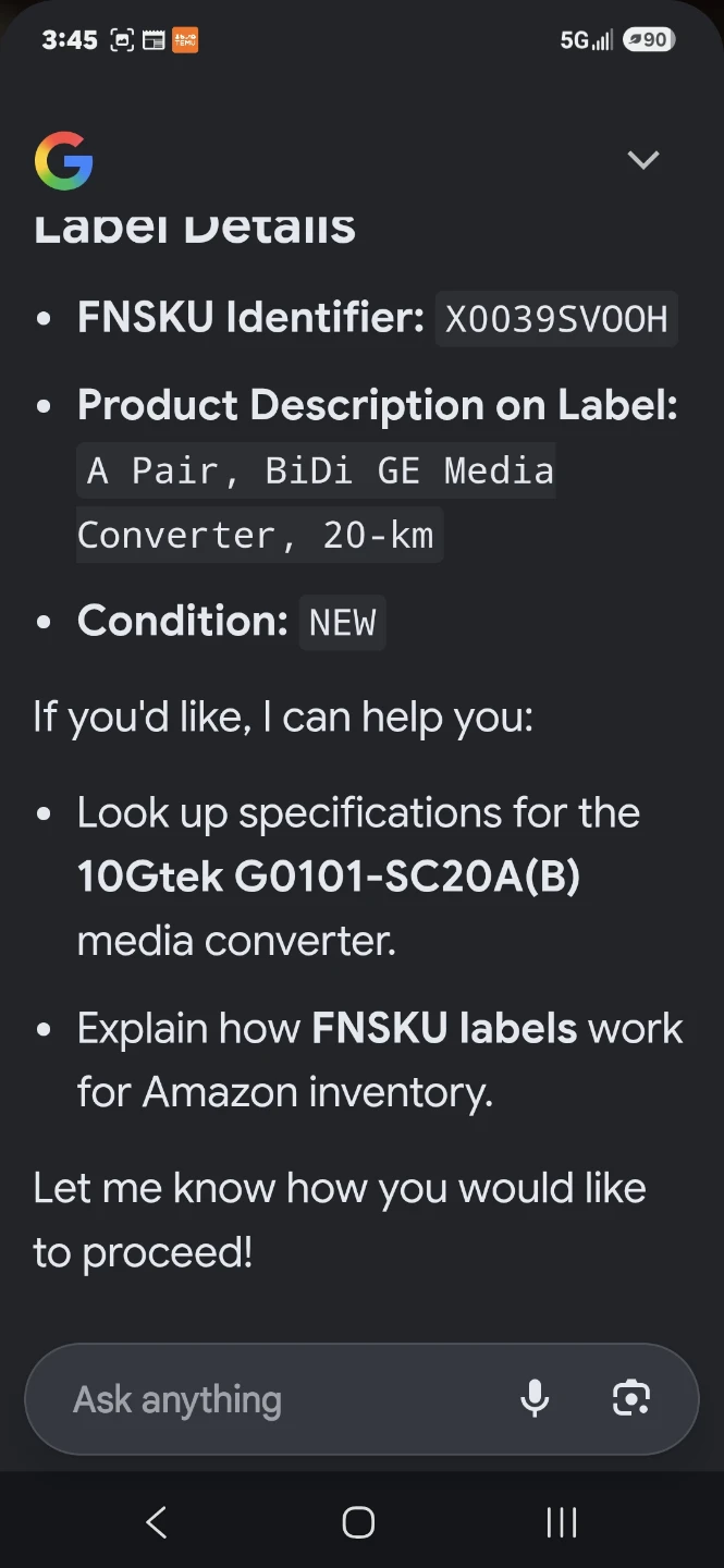 10Gtek BiDi GE Media Converter Pair - photo 5