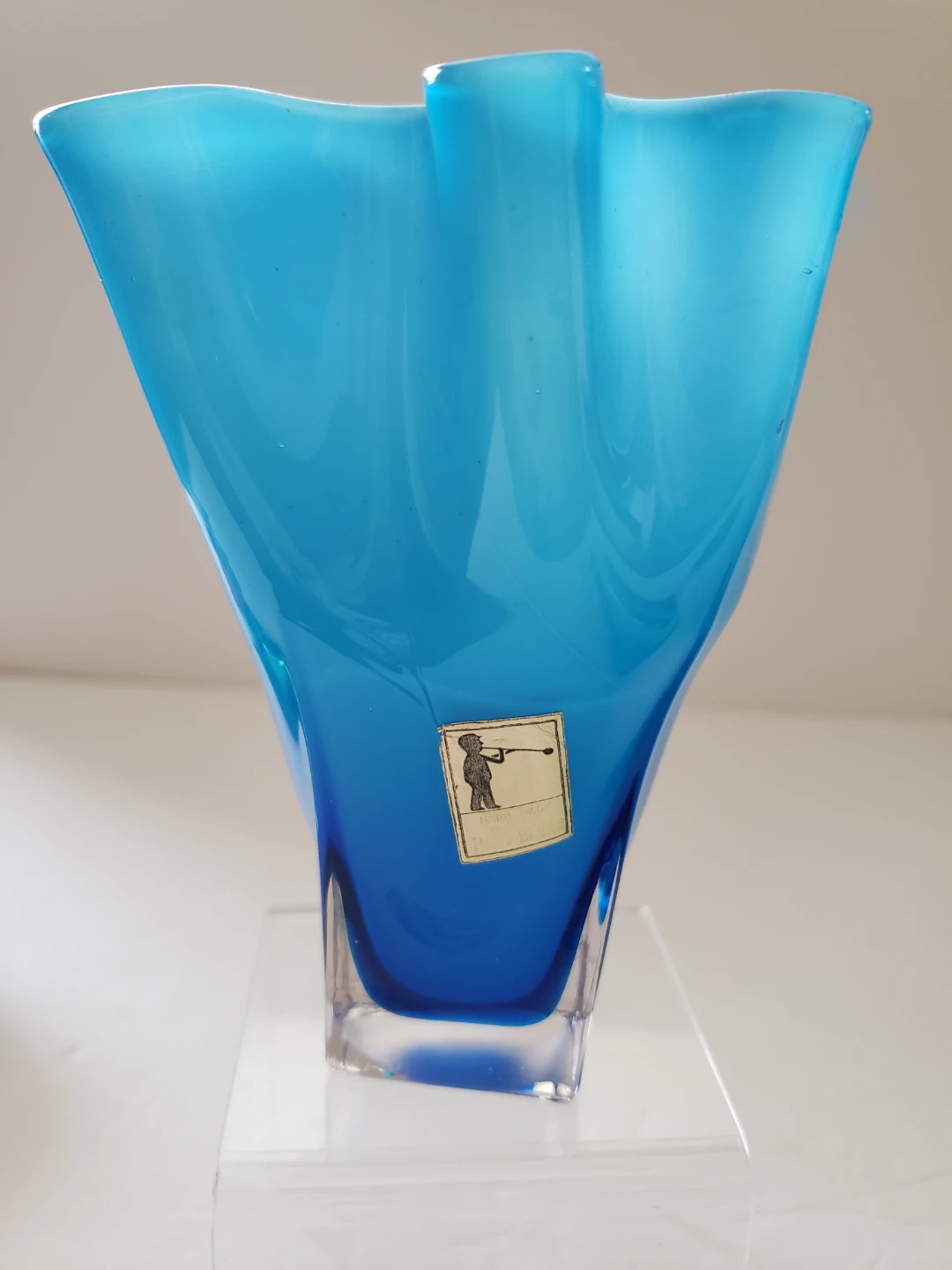 Iwatsu Glass Japanese hankerchief