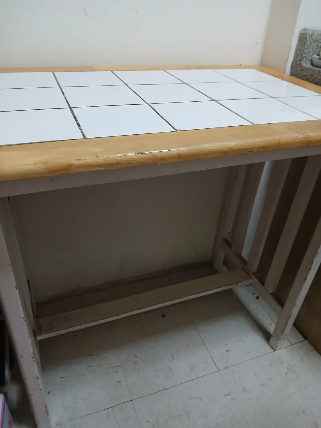 Tiled top wooden console table🏈 - photo 3