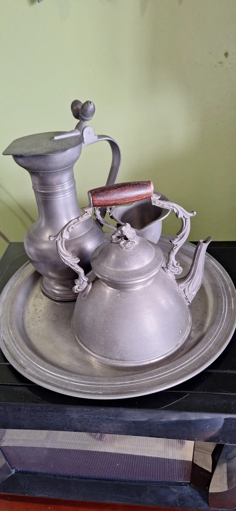 Rein Zinn Vintage Pewter Tea Service Set - photo 2