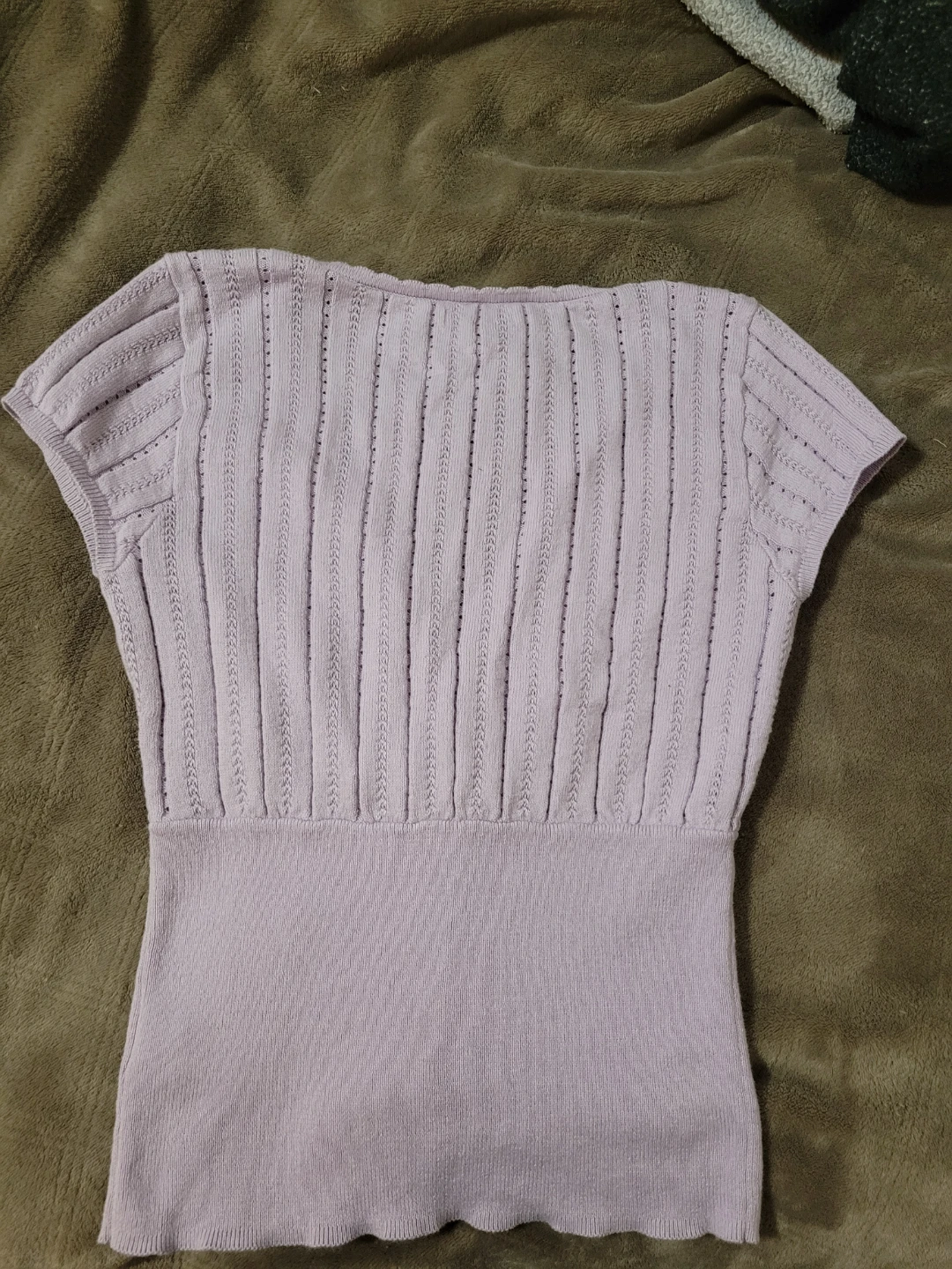 American Eagle Lavender Wrap Top - photo 4