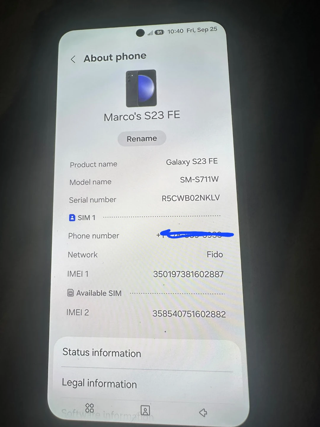 Samsung Galaxy S23 FE 128GB - photo 5