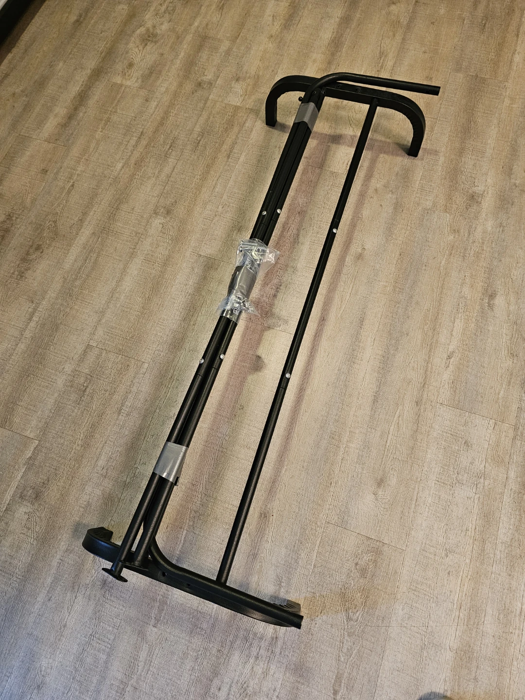 Black Metal Clothing Rack - photo 2