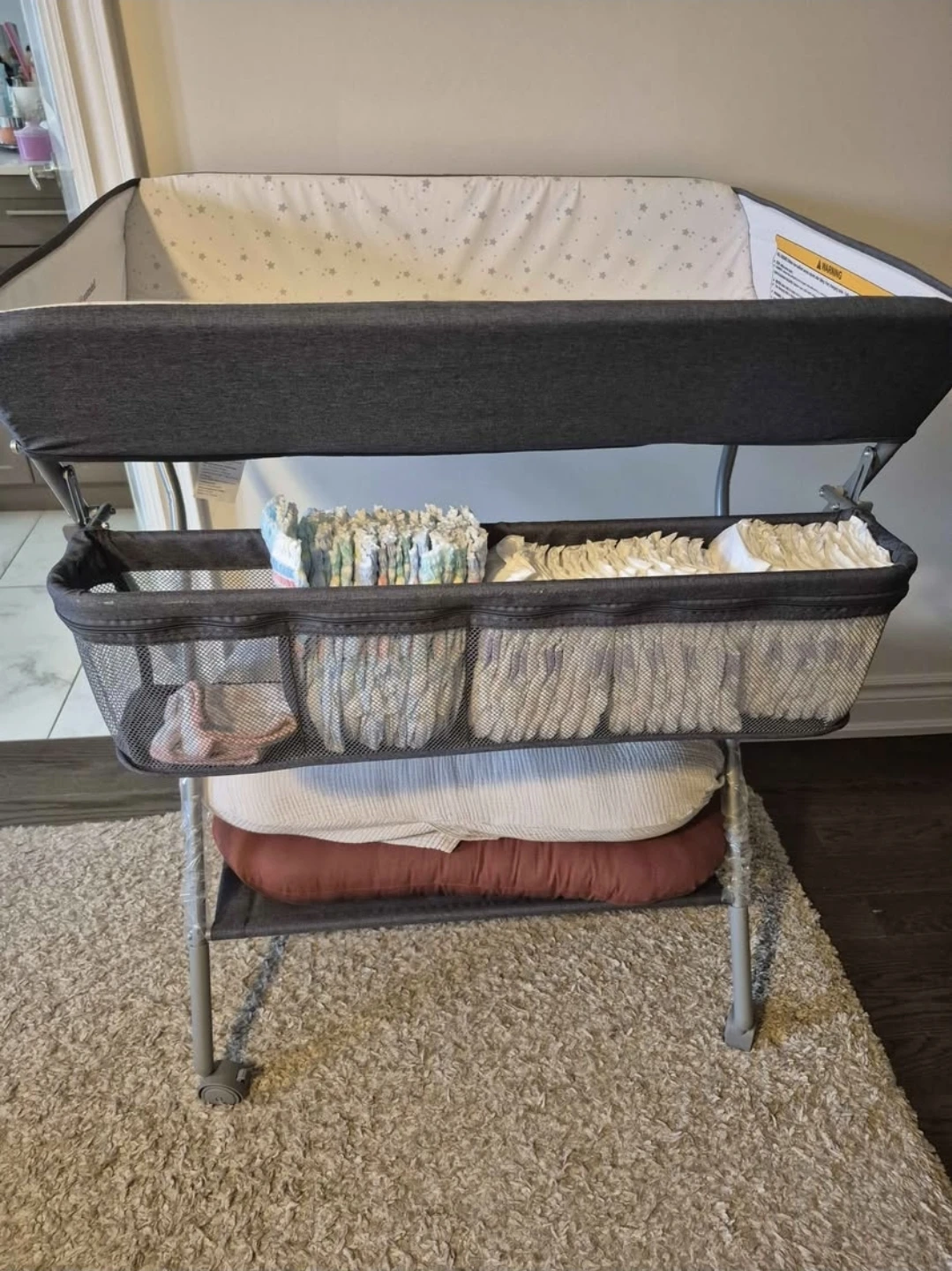 Baby Changing Table with Storage