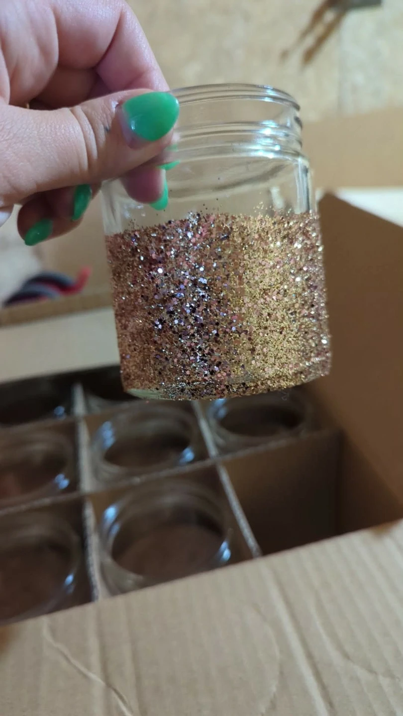 Small glass jars - no lids