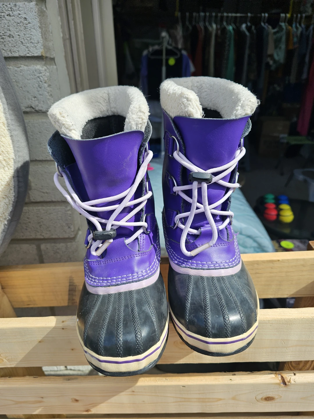🏈Sorel Waterproof Winter Boots Purple
