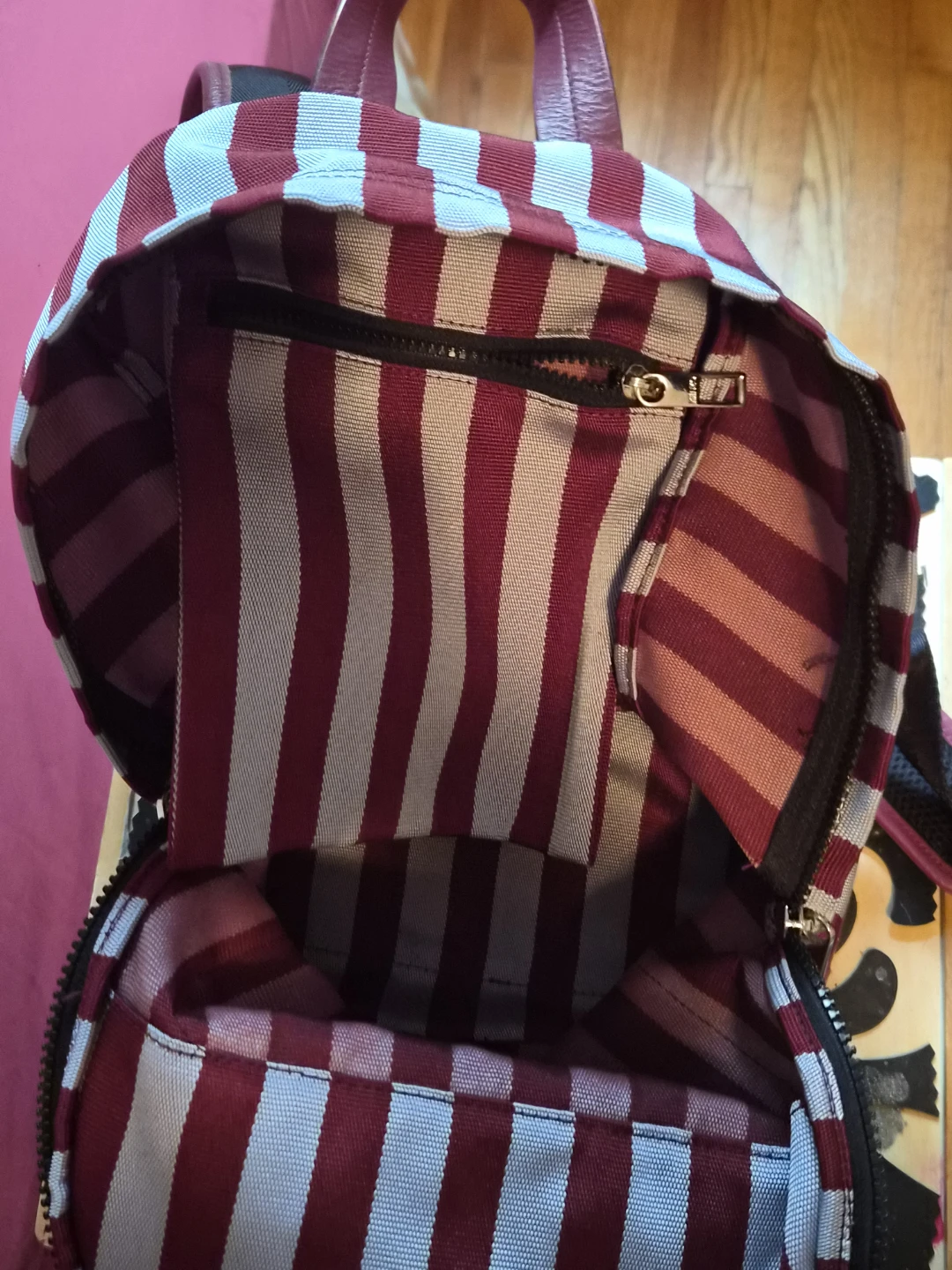 Kenzo Paris Striped Tiger Backpack - photo 3