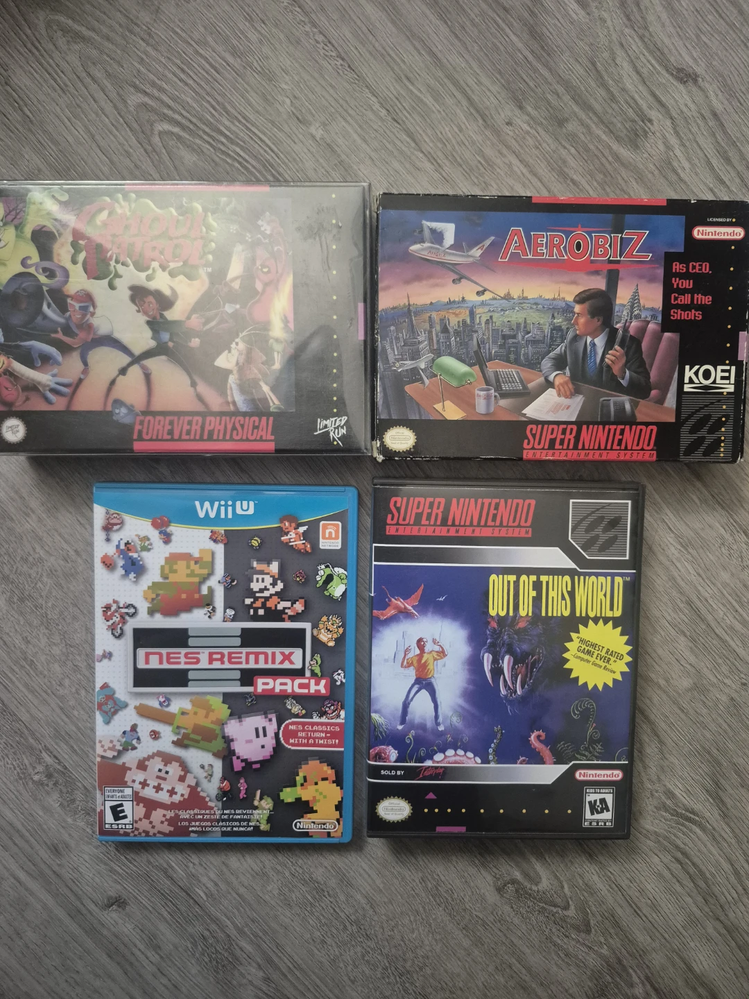 Retro Nintendo Video Games