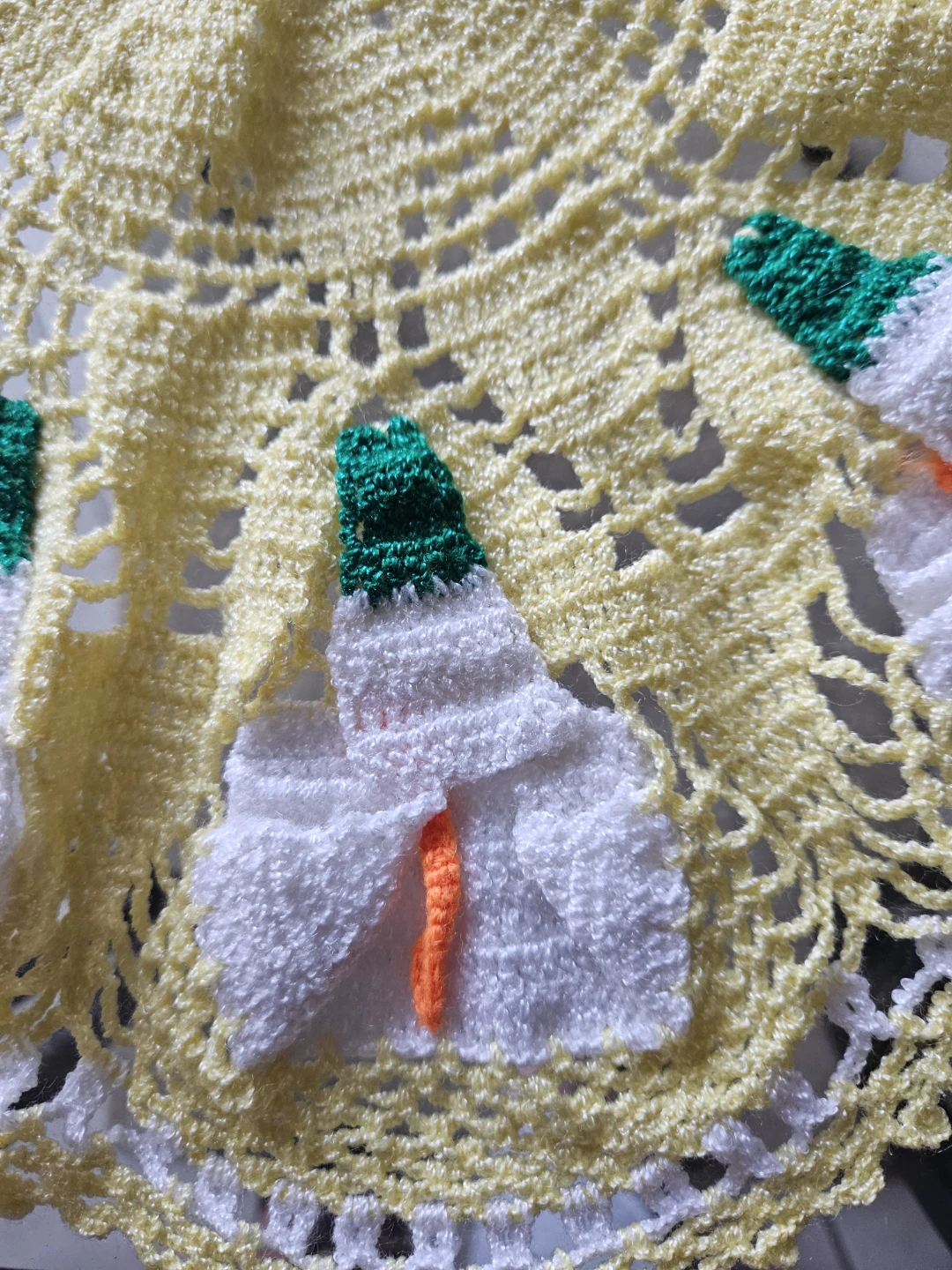 Handmade Crochet Calla 3D Lily Doily - photo 3