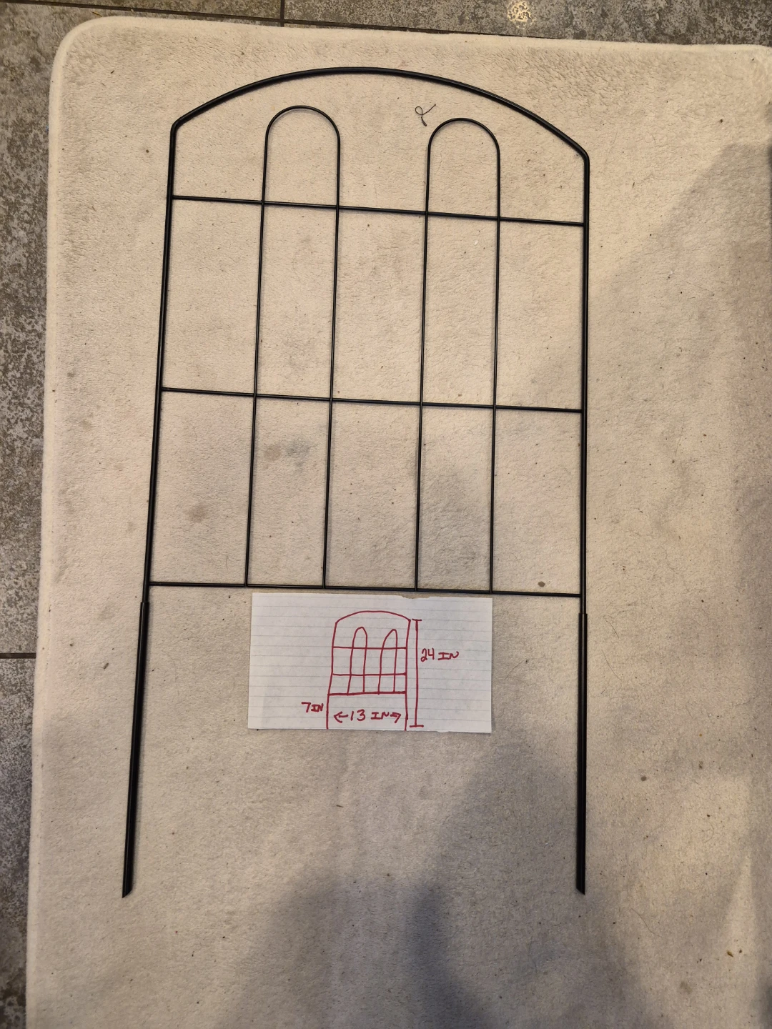 17 New Black Garden Stakes.$2.50 each.Available SW Edm