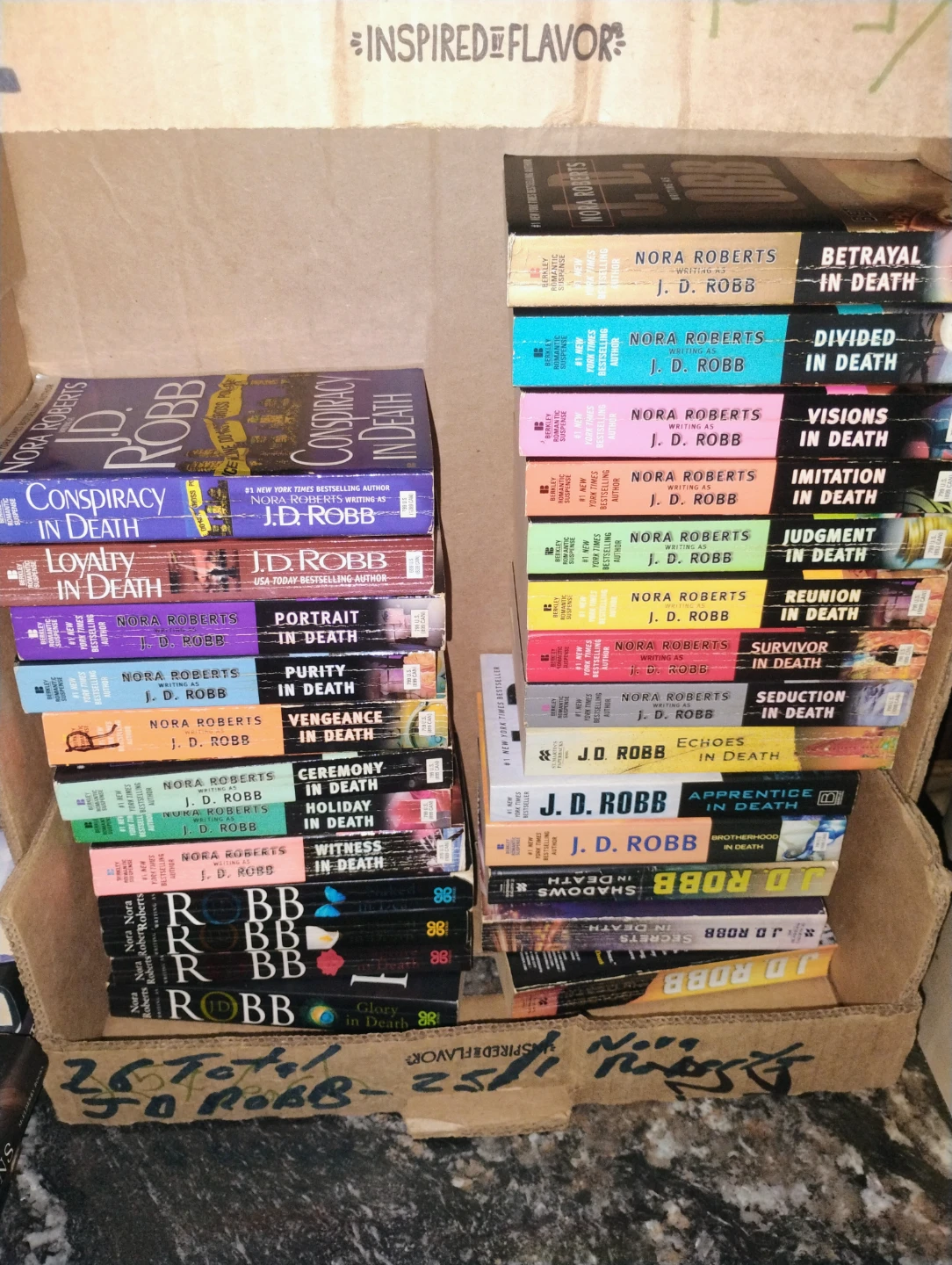 J. D. Robb "In Death" Books -25 cents each!