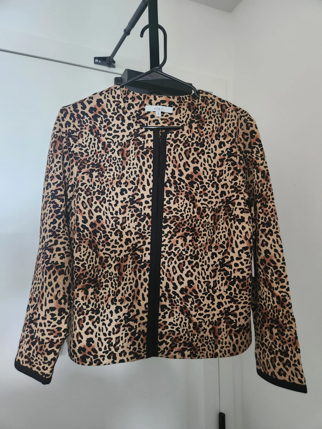 Cleo Leopard Print Jacket