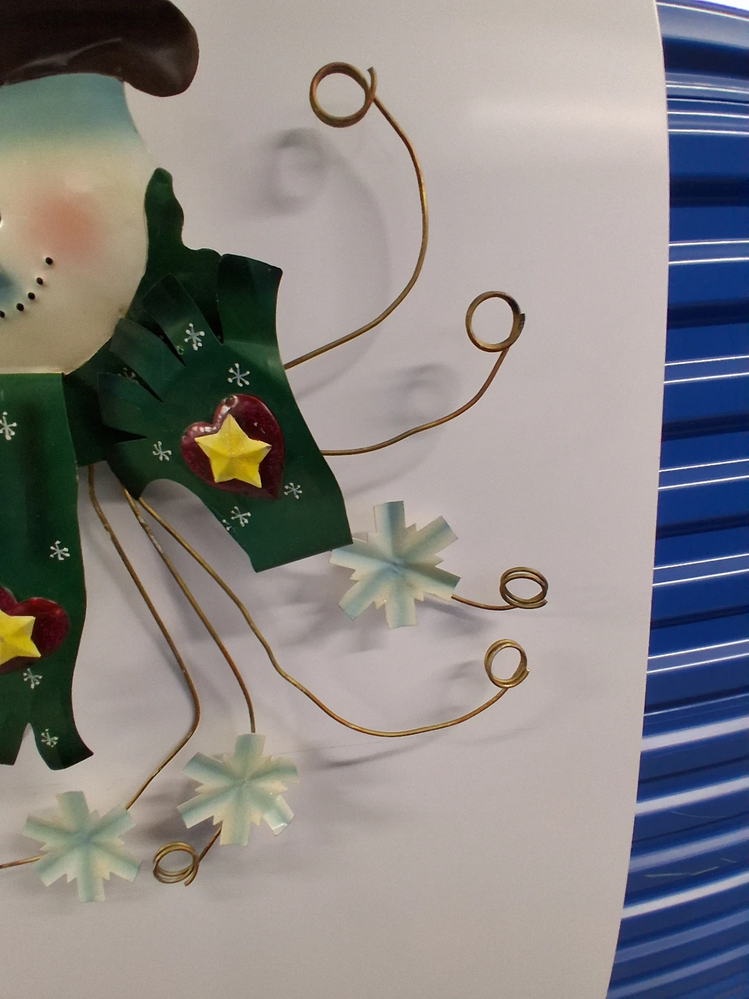 Snowman Christmas Decoration Card Holder - photo 3