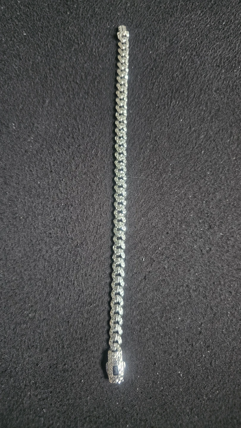 18k white gold monacco bracelet - photo 4