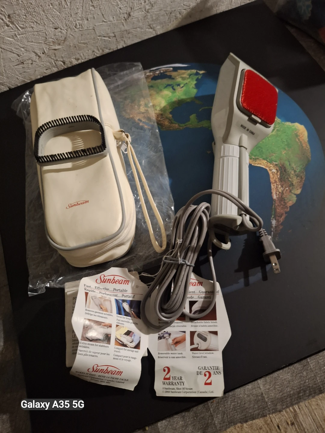 Sunbeam Shot of Steam Portable Garment Steamer