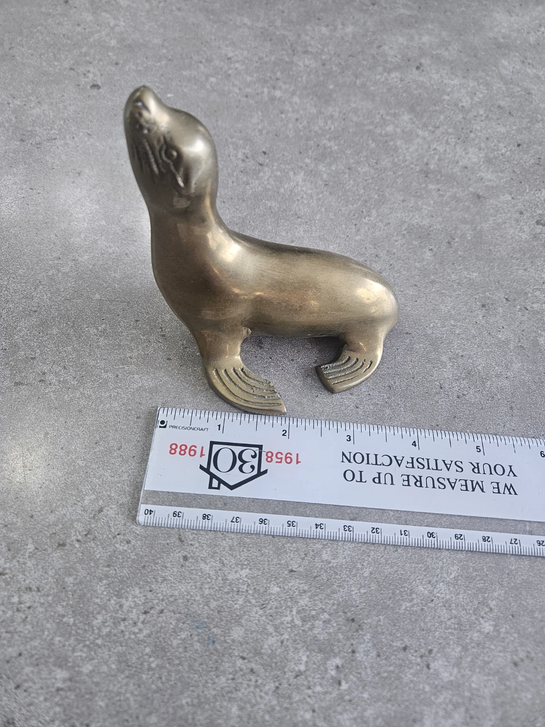 Brass seal lion - photo 2