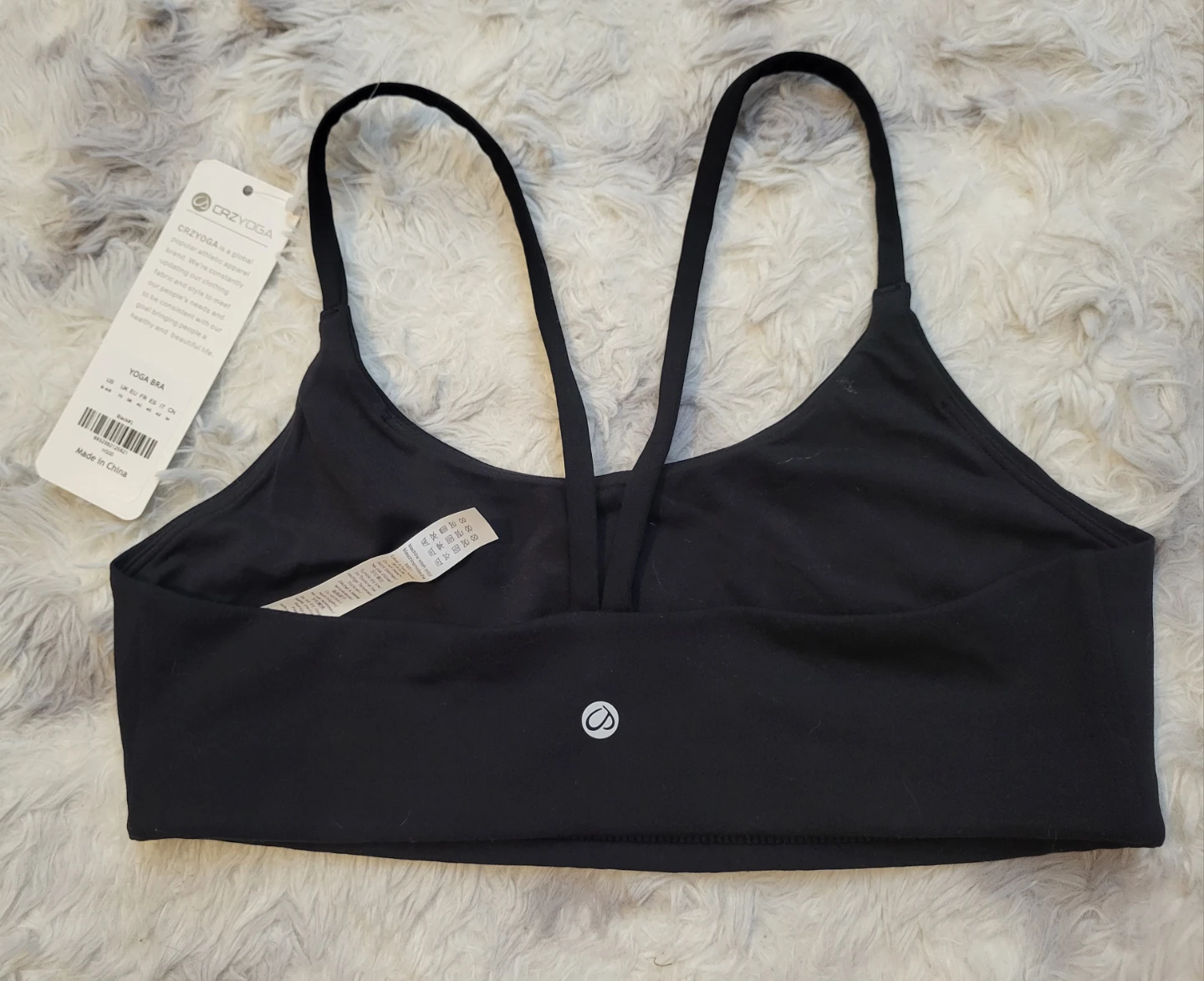 New CRZYOGA Butterlift Yoga Bra - Black - photo 2