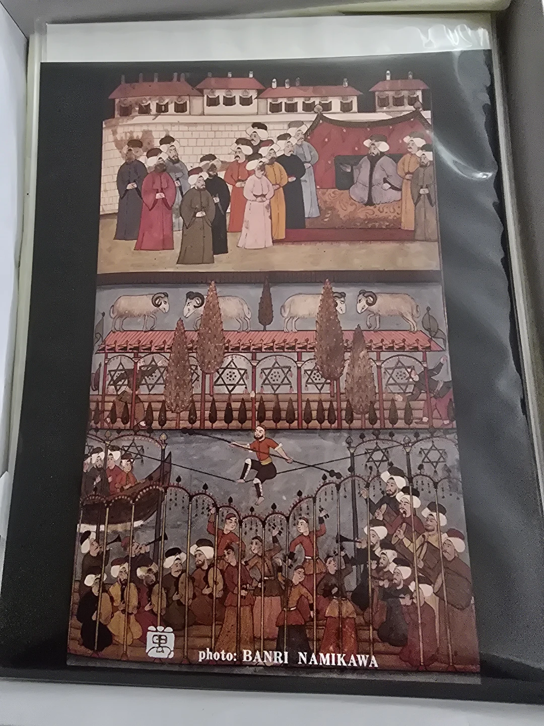 🏈 Banri Namikawa Silk Road print Ottoman painting