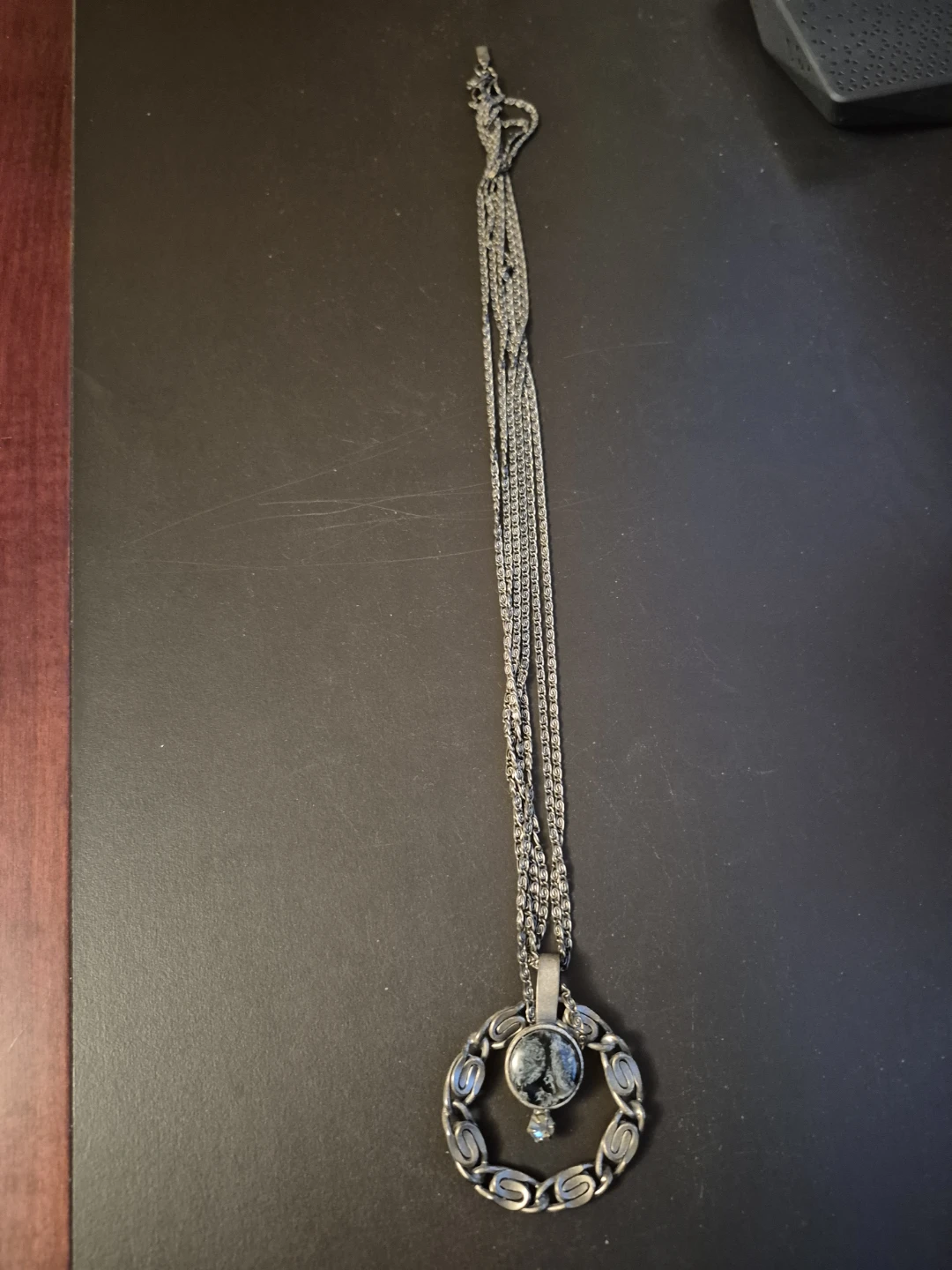 Silver-Tone Pendant Necklace