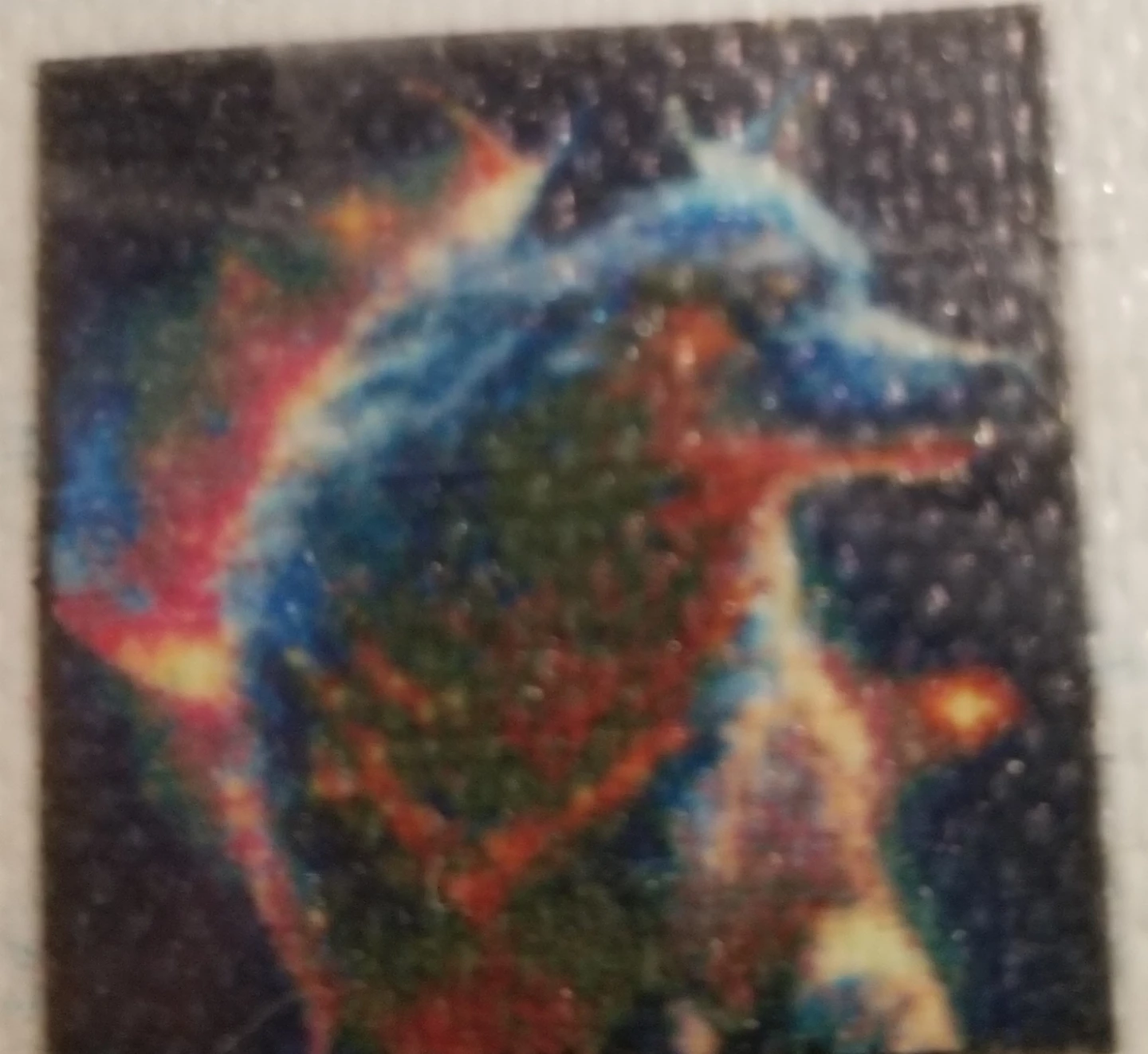 Wolf-themed diamond painting