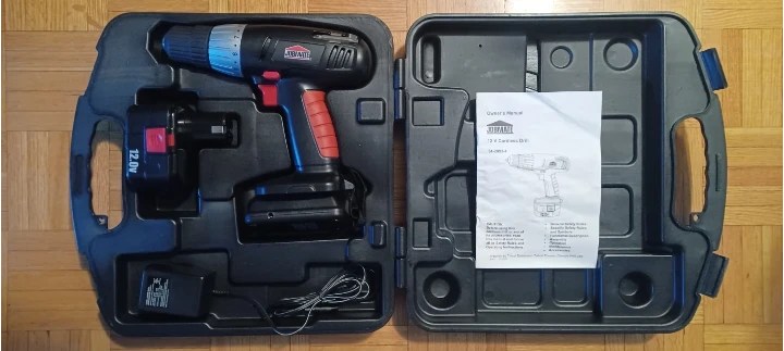 Jobmate 12V Cordless Drill with Case
