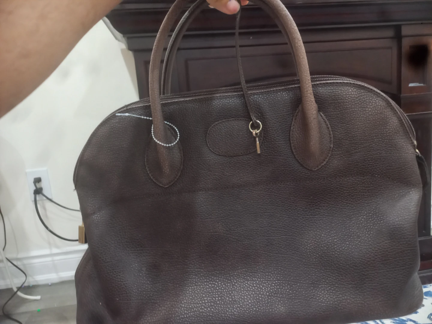 Angelo Carbotti Brown Leather Handbag - photo 2