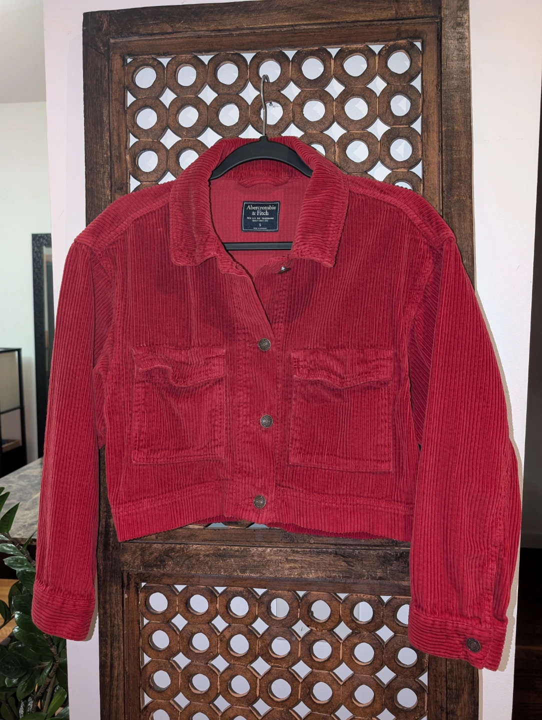 Abercrombie & Fitch Red Corduroy Jacket - photo 4