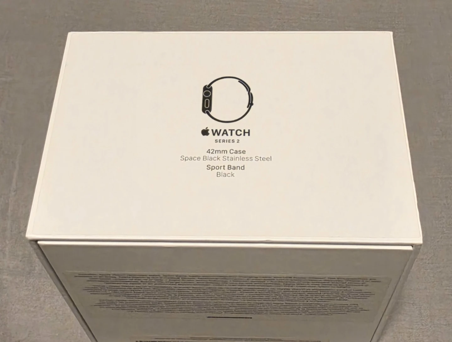 Apple Watch Series 2 Black Stainless Steel 42mm