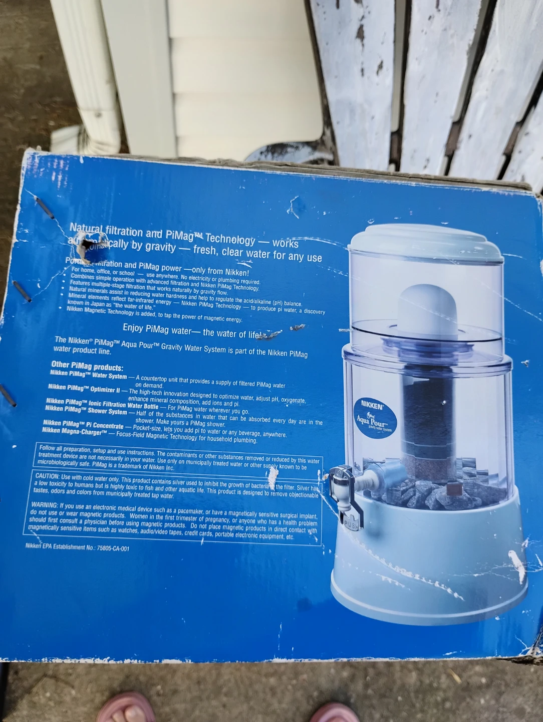 Nikken PiMag Aqua Pour Gravity Water System - photo 5