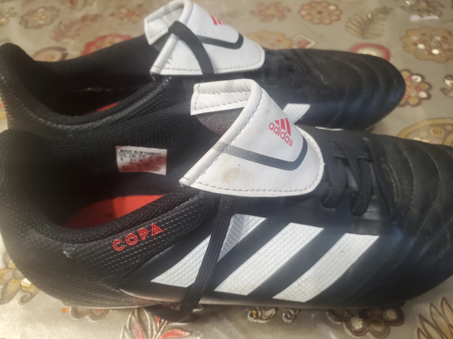 Adidas Copa Soccer Cleats Black and White Size 6 - photo 2