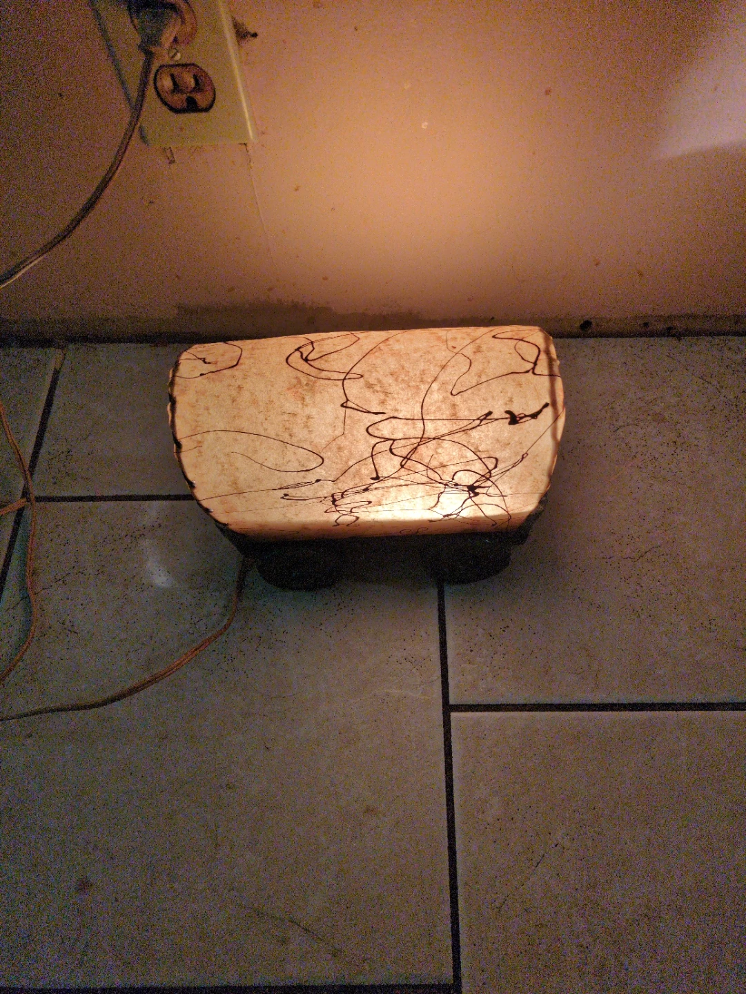 Vintage Covered Wagon Decorative Lamp