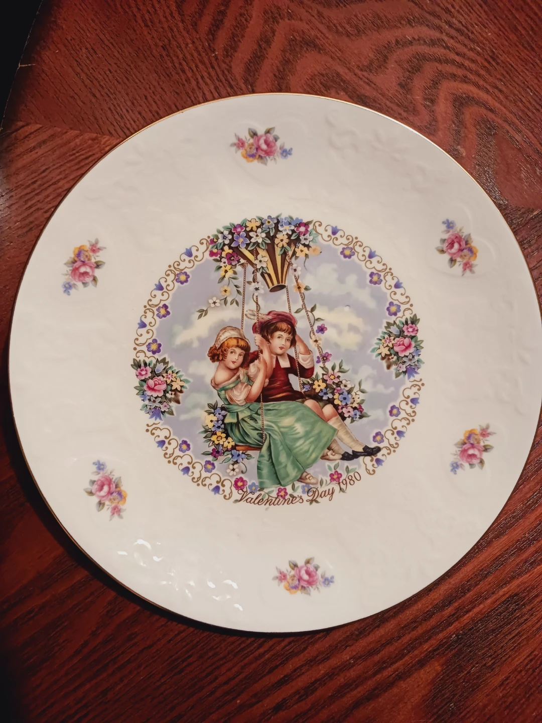 Rare Royal Doulton Valentine's Day 1980 Collector Plate