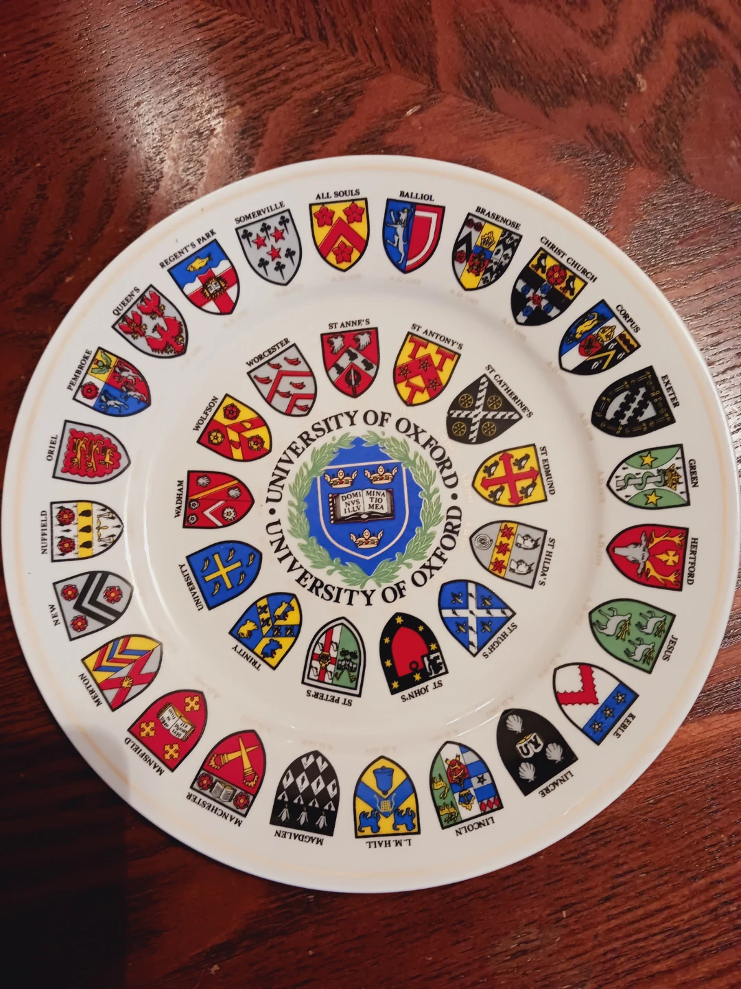 Oxford University Collectible Plate - photo 3