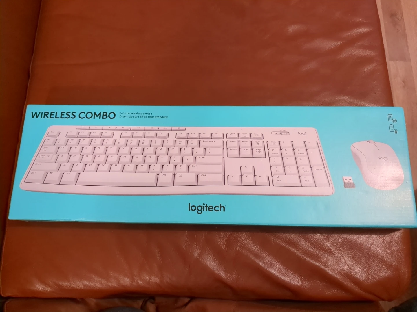 Logitech Wireless Combo-Keyboard and Mouse W/USB Receiver NEW!