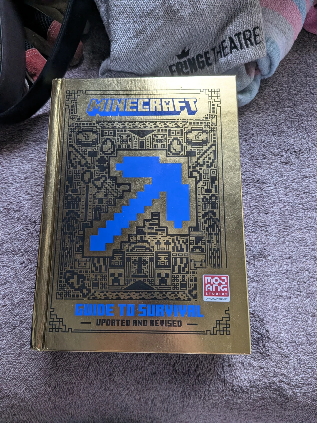 Set of 4 Minecraft Updated and Revised Hardcover Books